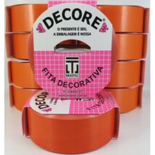 Fita Plasticor Laranja - 123 Rolo C/50 Metros